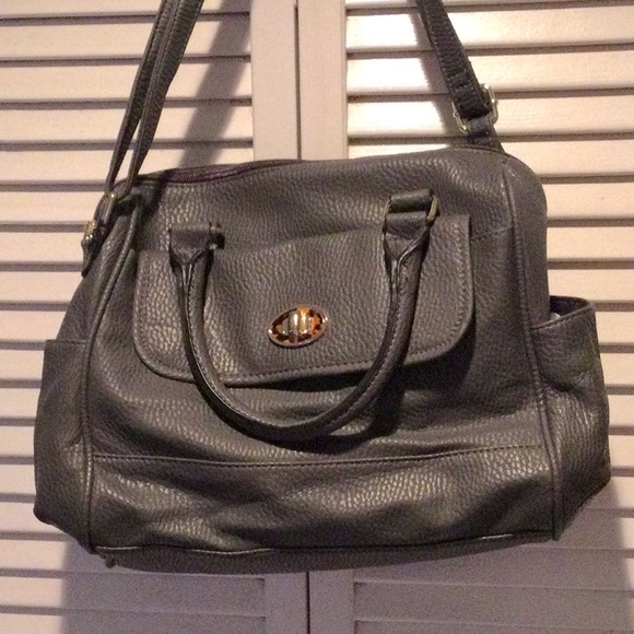 No name charcoal gray bag with lots of room. - Picture 1 of 4